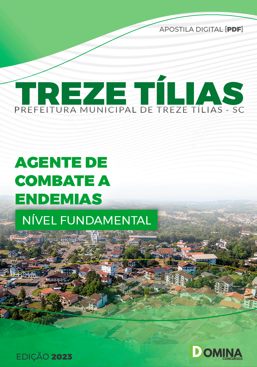 Apostila Pref Treze Tílias SC 2023 Agente Combate Endemias