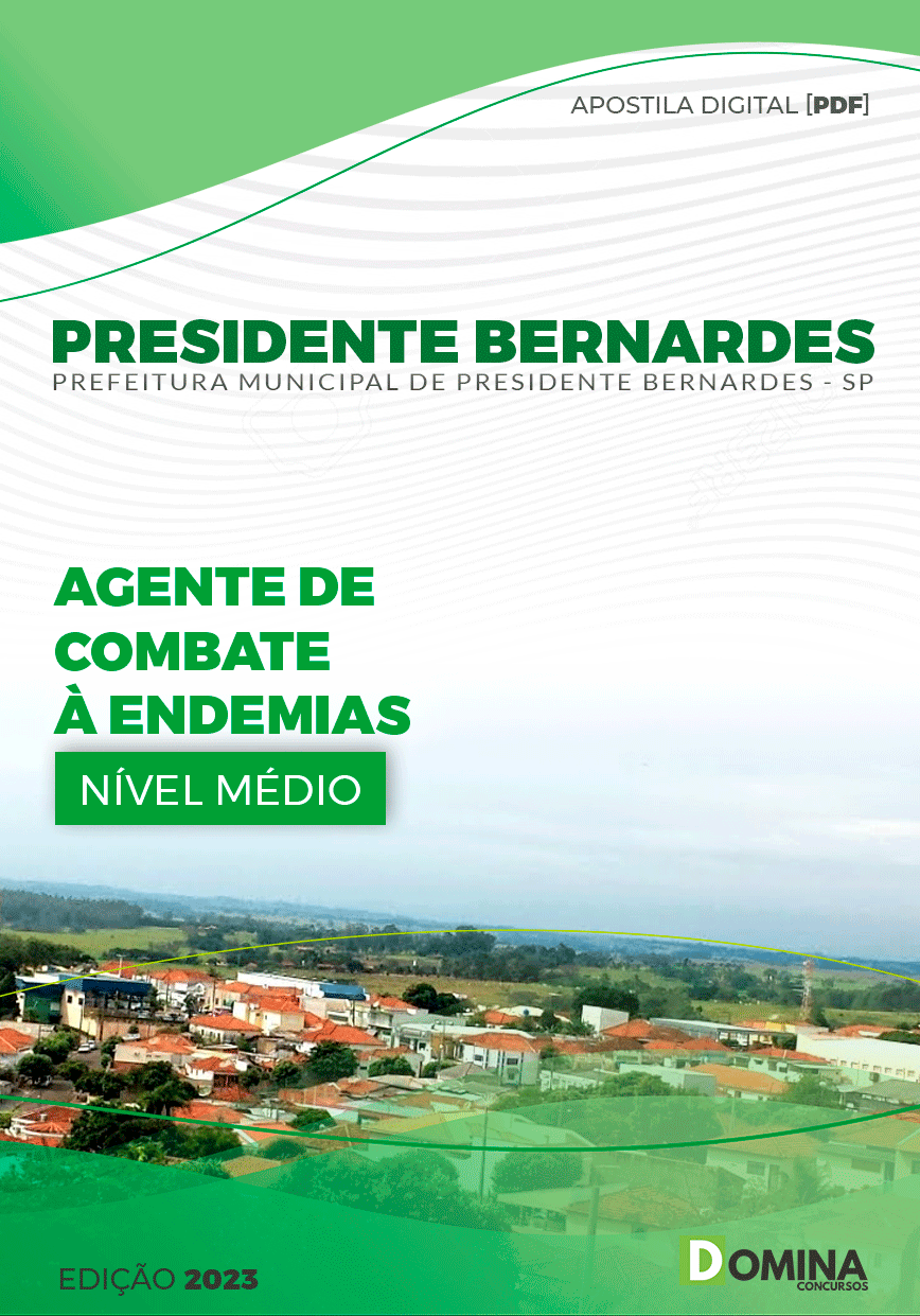 Apostila Pref Presidente Bernardes SP 2023 Agente Combate Endemias