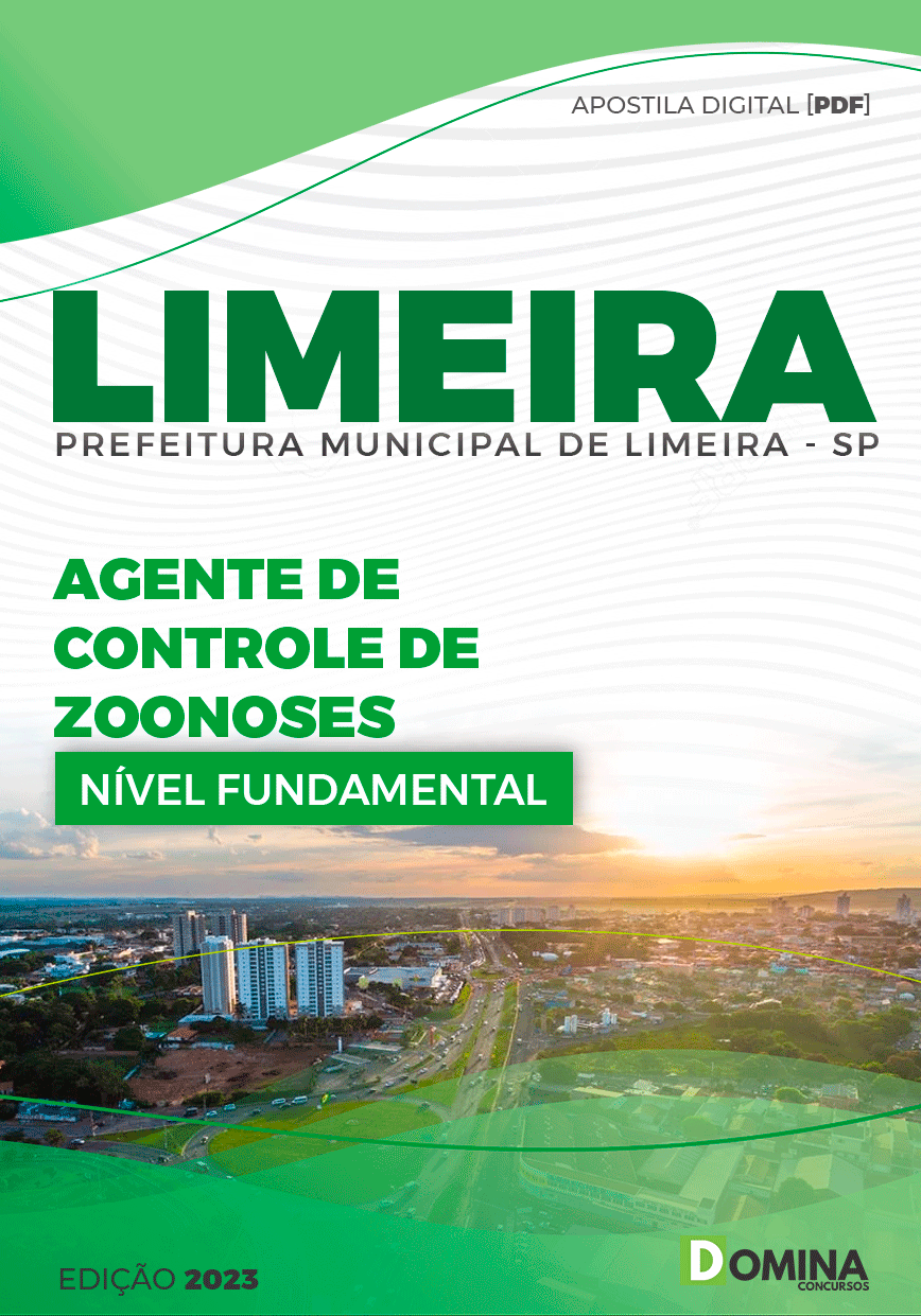 Apostila Concurso Pref Limeira SP 2023 Agente Controle Zoonoses