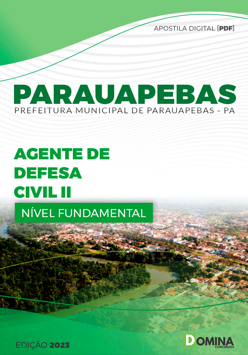 Apostila Pref Parauapebas PA 2023 Auxiliar Defesa Civil II