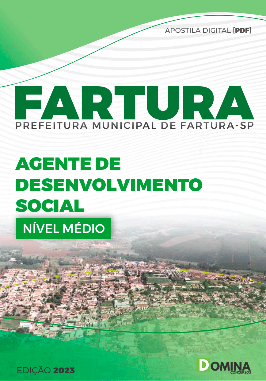 Apostila Pref Fartura SP 2023 Agente Desenvolvimento Social