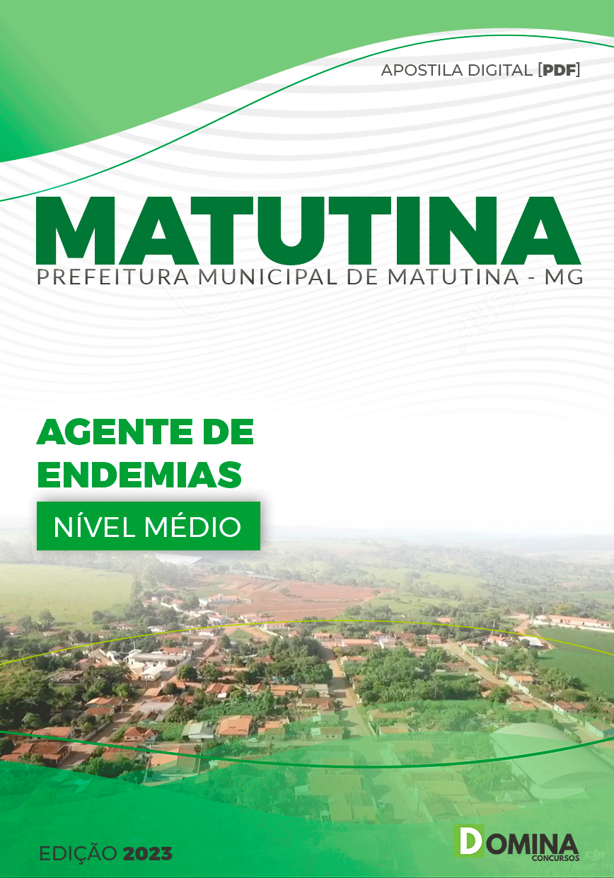 Apostila Concurso Pref Matutina MG 2023 Agente Endemias