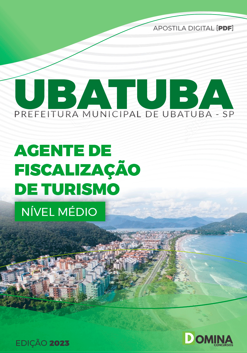 Apostila Concurso Pref Ubatuba SP 2023 Agente Fiscalização Turismo