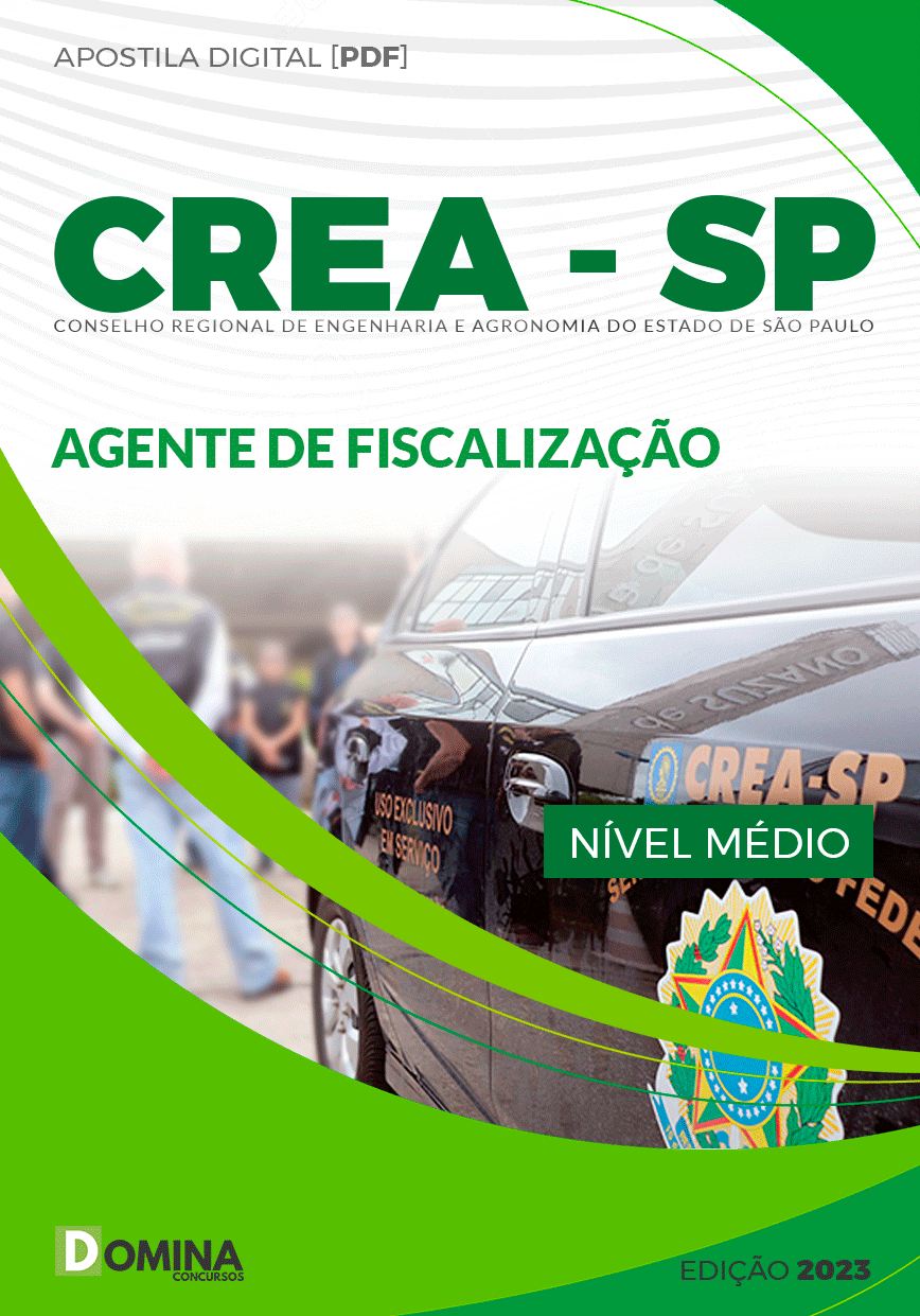 Apostila CREA SP 2023 Agente de Fiscalização