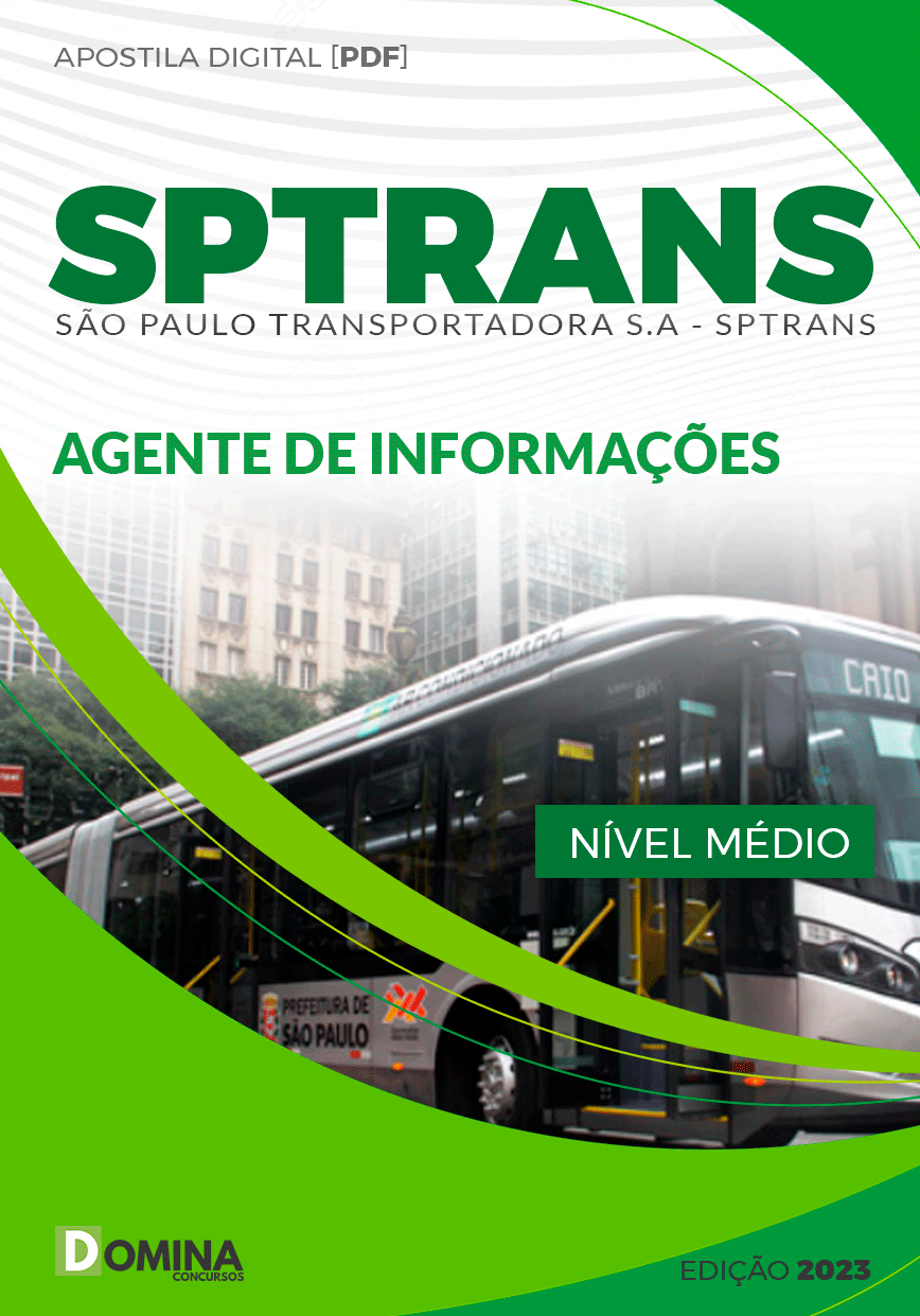 Apostila Concurso SPTrans SP 2024 Agente Informações