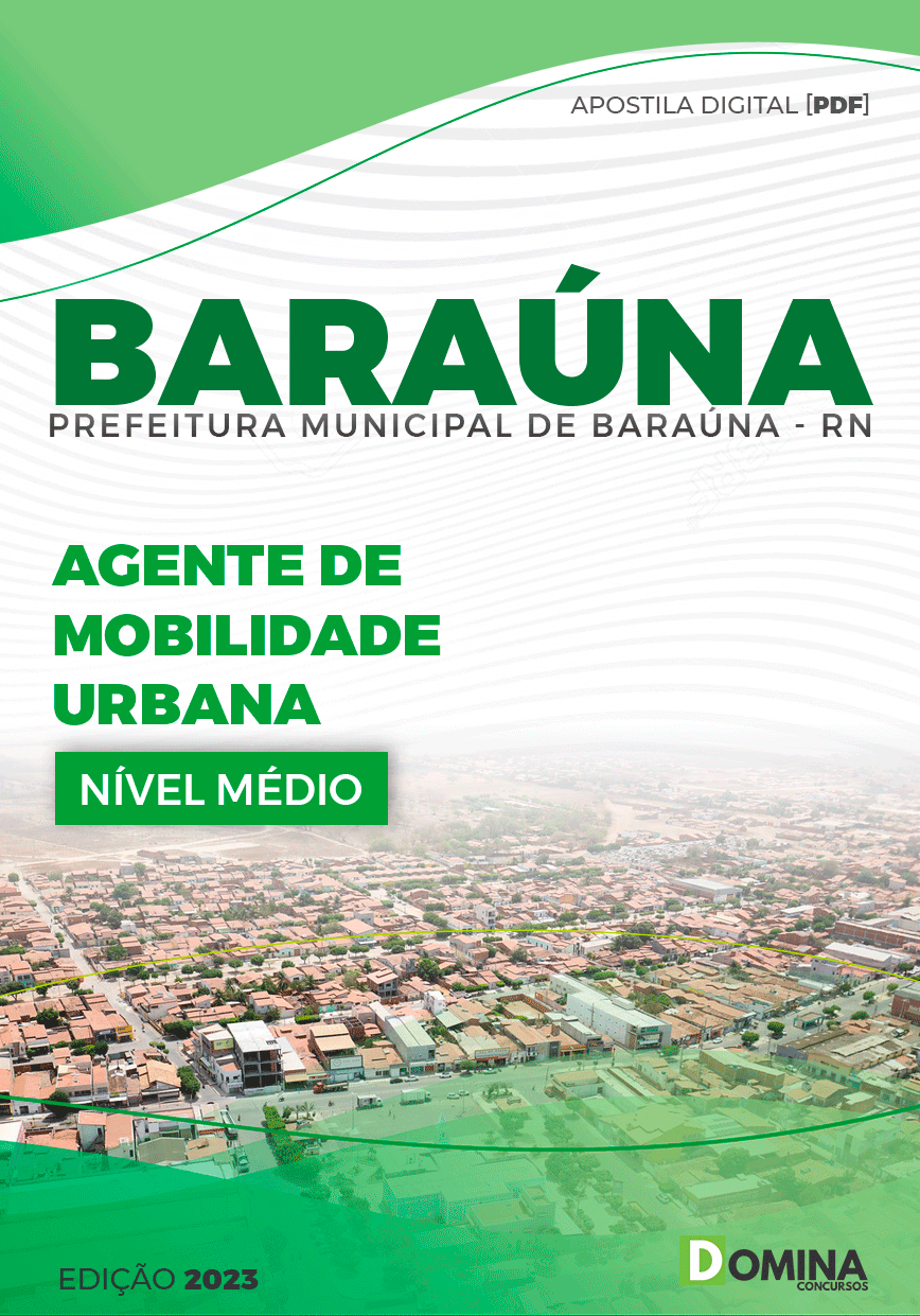 Apostila Pref Baraúna RN 2023 Agente de Mobilidade Urbana