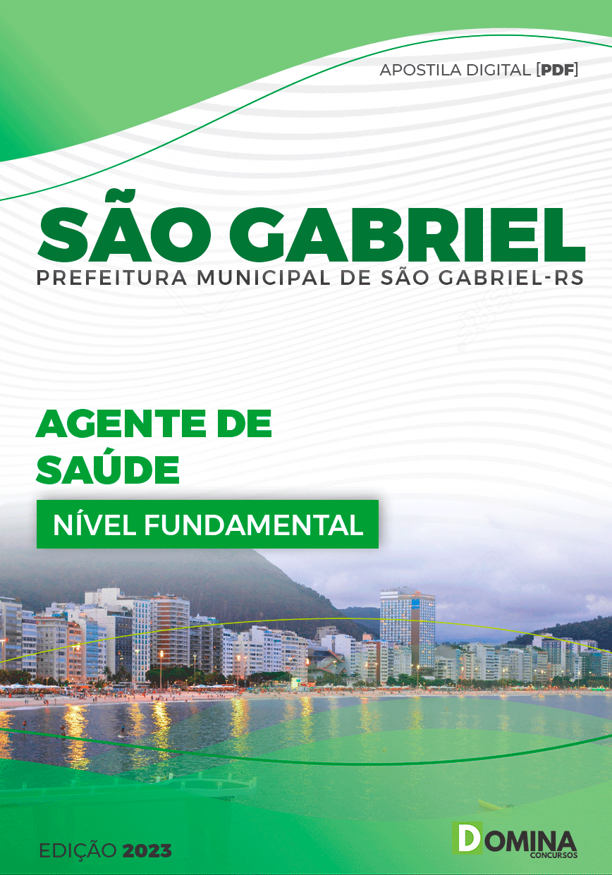 Apostila Pref São Gabriel RS 2023 Agente de Saúde
