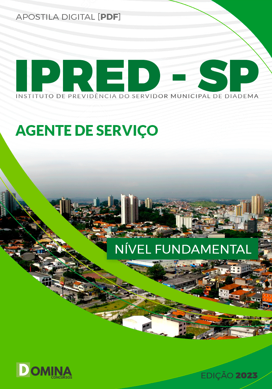 Apostila IPRED SP 2023 Agente de Serviço