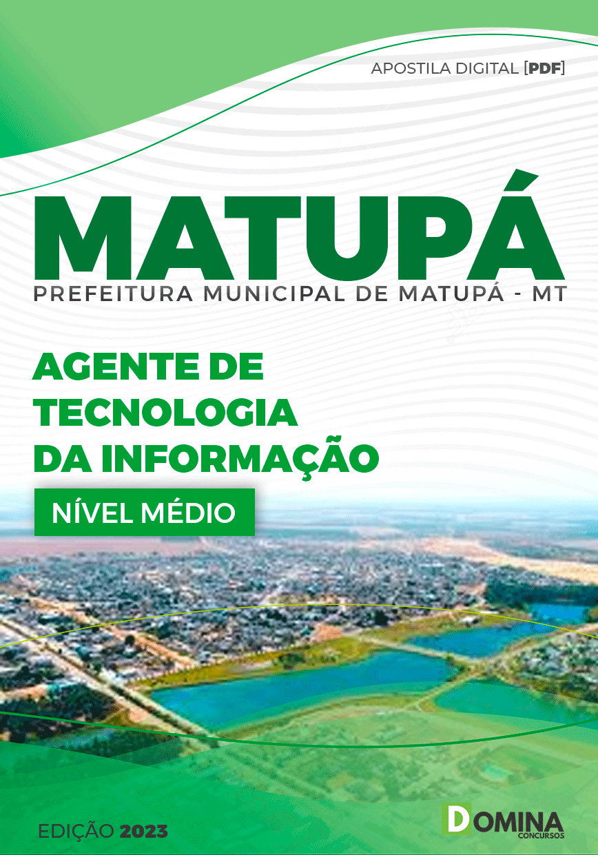 Apostila Pref Matupá MT 2023 Agente Tecnologia Informação