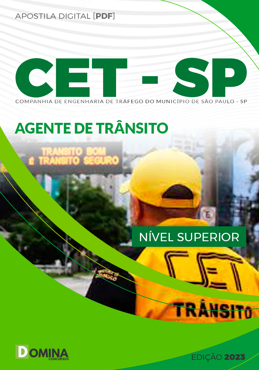Apostila Concurso CET SP 2023 Agente Trânsito