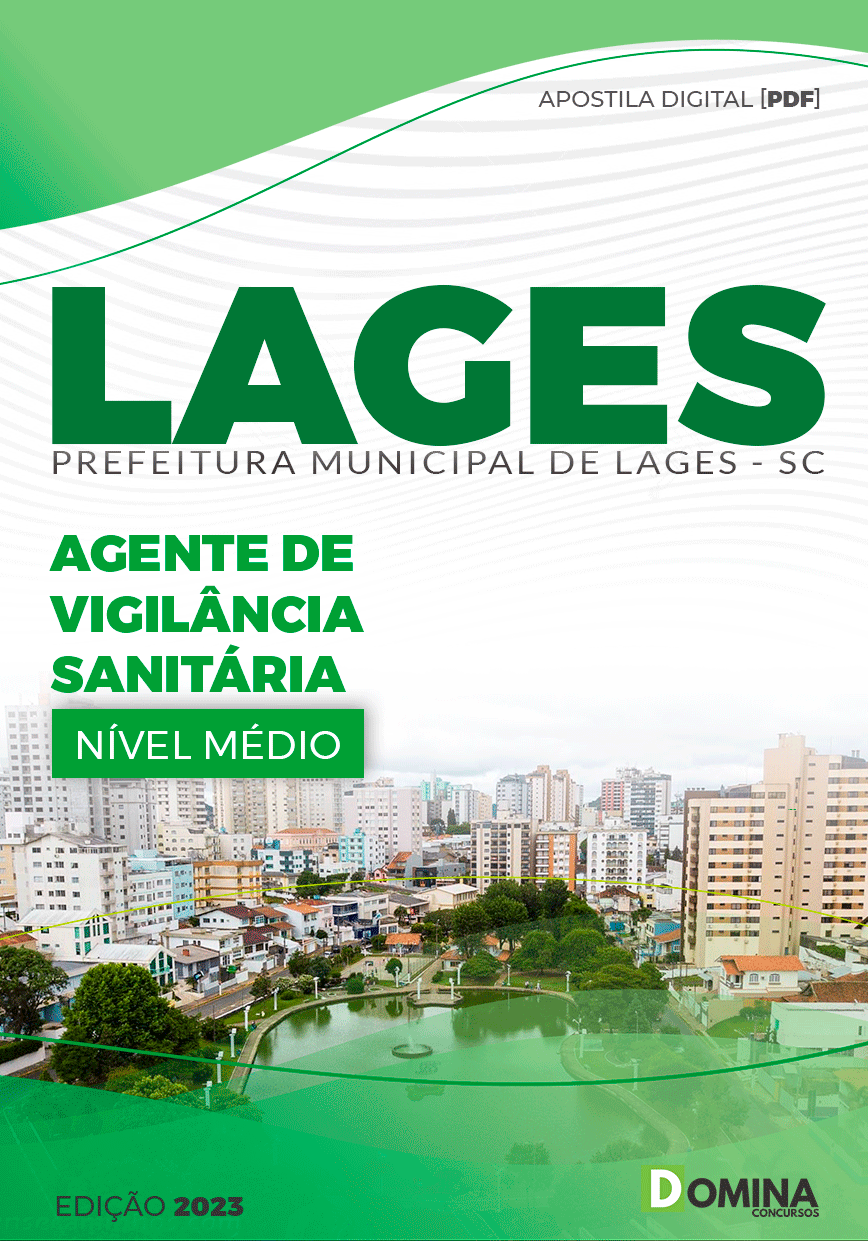 Apostila Concurso Pref Lages SC 2023 Agente Vigilância Sanitária