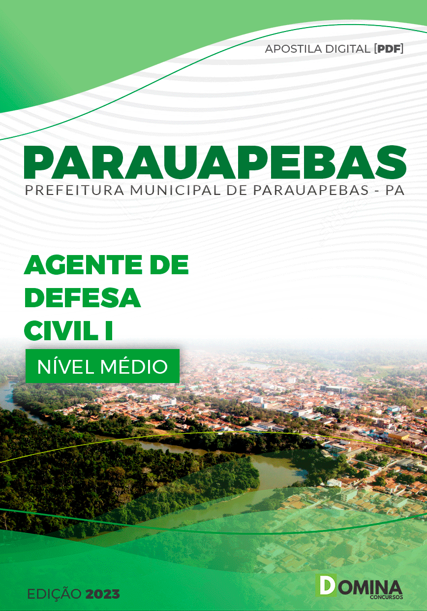 Apostila Pref Parauapebas PA 2023 Agente Defesa Civil I
