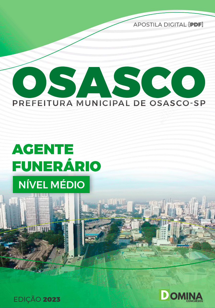 Apostila Concurso Pref Osasco SP 2023 Agente Funerário
