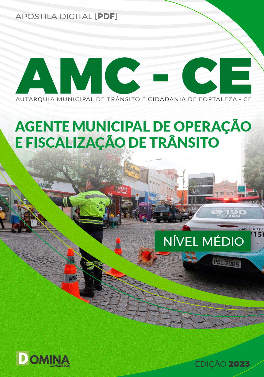 Apostila AMC Fortaleza CE 2023 Agente Municipal Fiscalização Trânsito