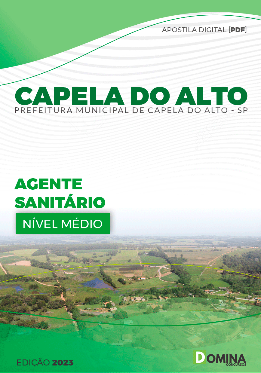 Apostila Pref Capela do Alto SP 2023 Agente Sanitário