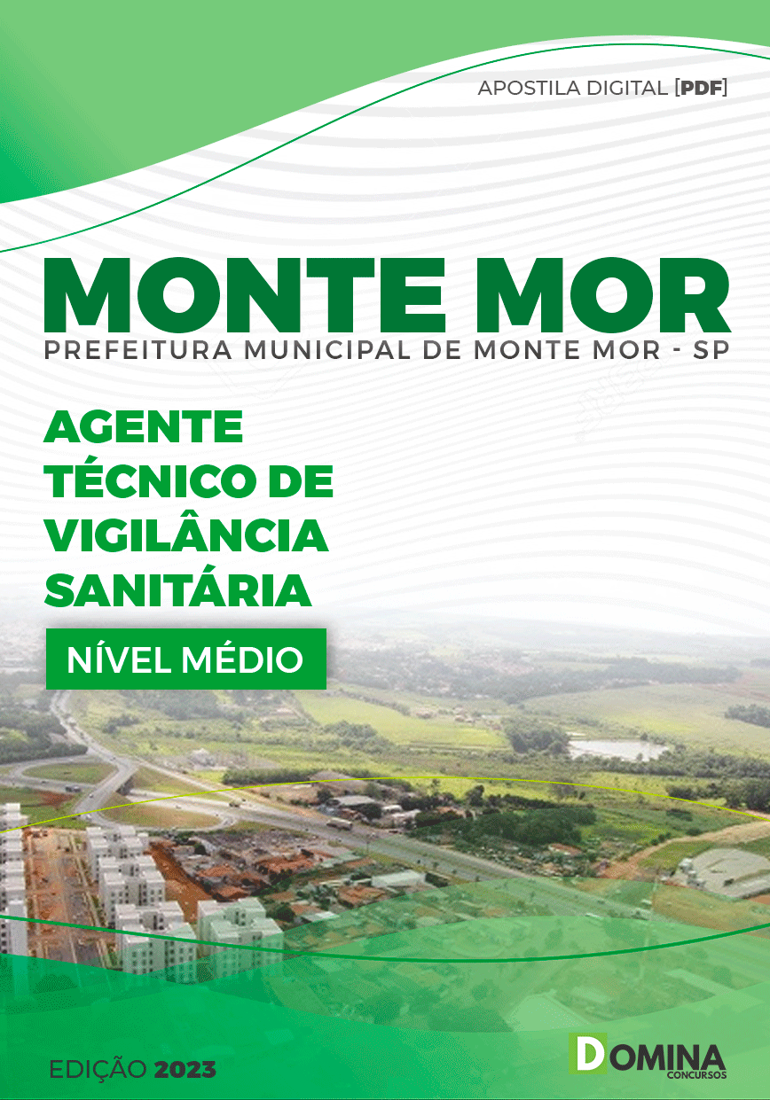 Apostila Pref Monte Mor SP 2023 Agente Vigilância Sanitária