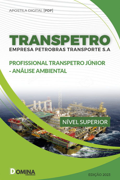 Capa Apostila Transpetro 2023 Profissional Análise Ambiental