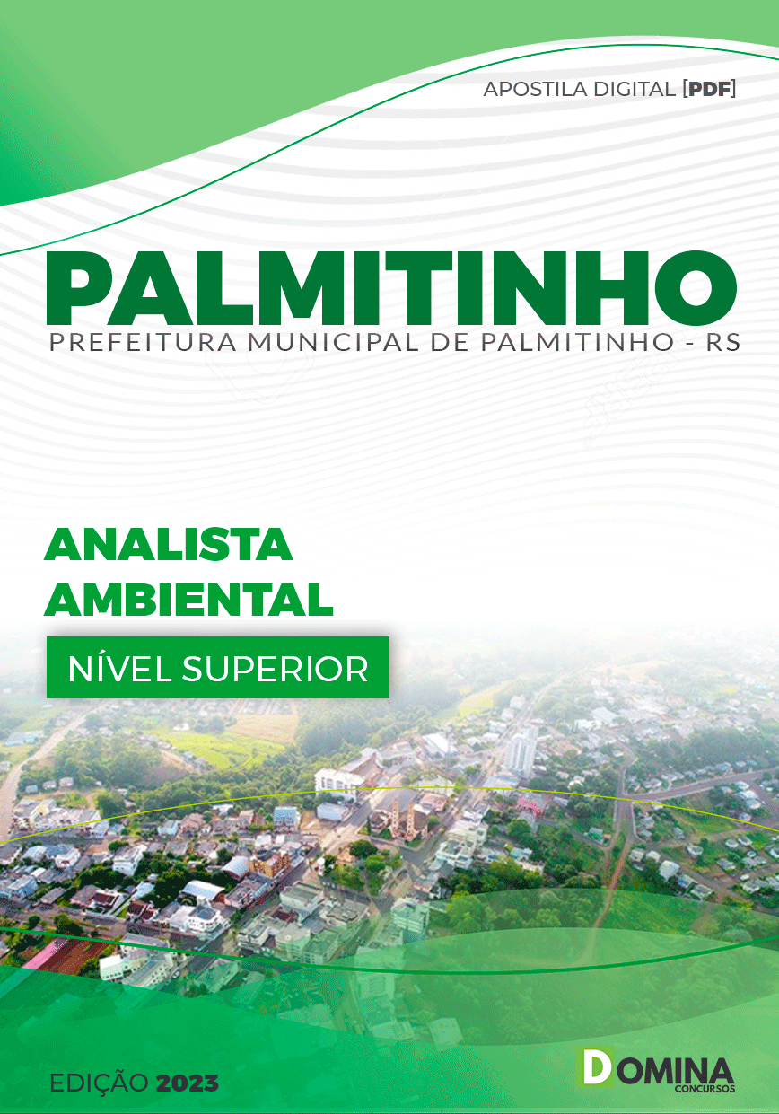 Apostila Concurso Pref Palmitinho RS 2023 Analista Ambiental