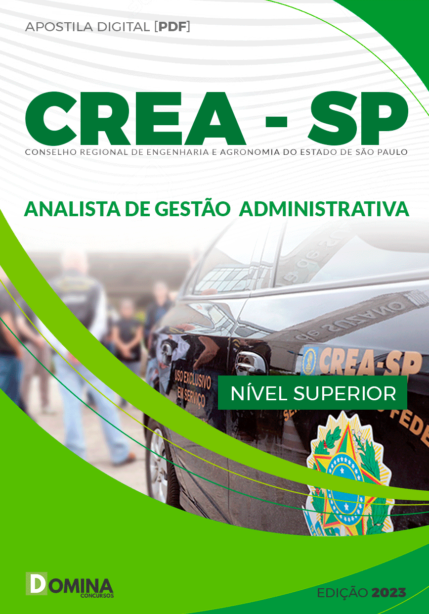 Apostila CREA SP 2023 Analista de Gestão Administrativa