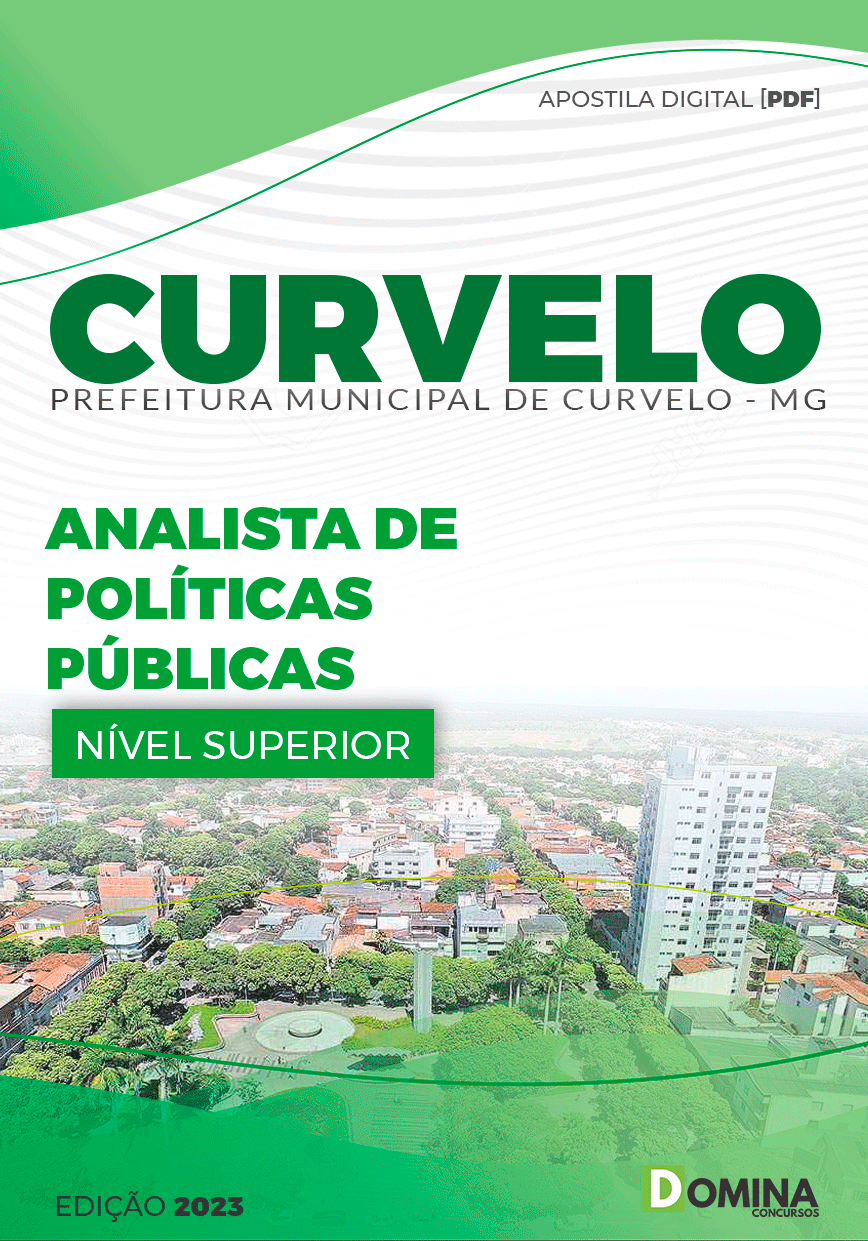 Apostila Pref Curvelo MG 2024 Analista Políticas Públicas