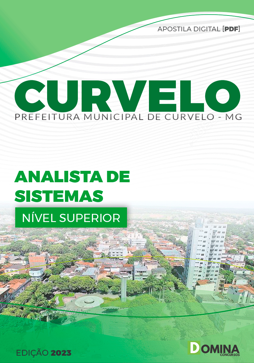 Apostila Concurso Pref Curvelo MG 2024 Analista Sistema