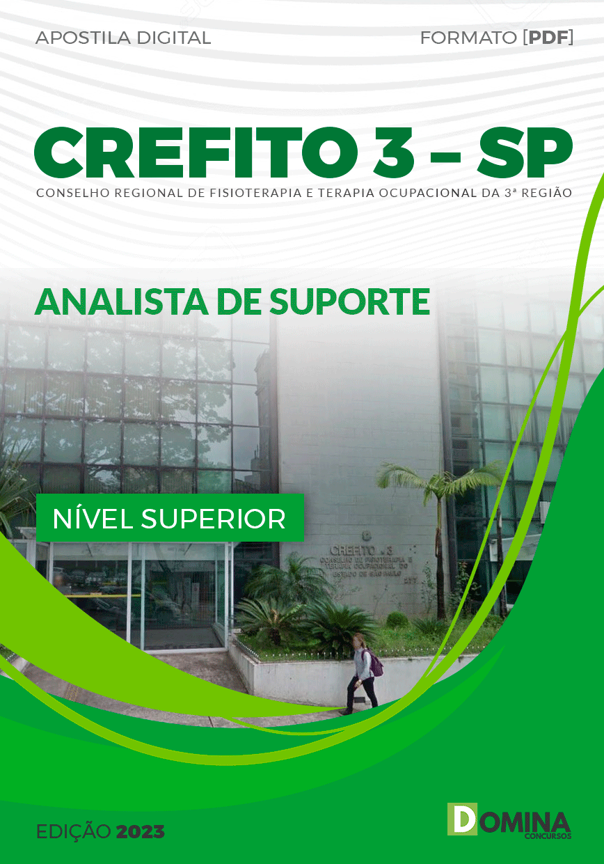 Apostila Concurso CREFITO 3 SP 2023 Analista Suporte