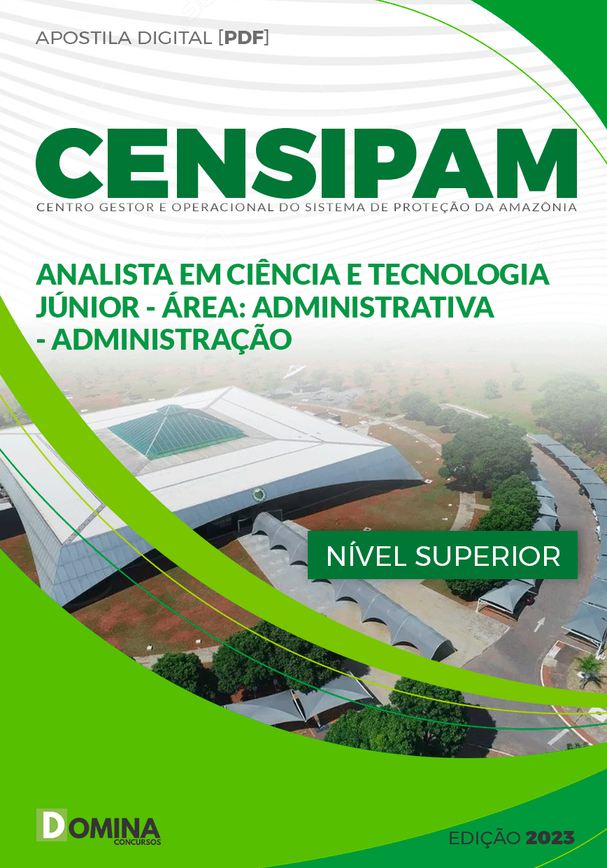 Apostila CENSIPAM 2023 Analista Ciência Júnior Administração