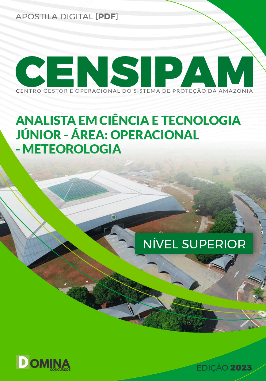Apostila CENSIPAM 2023 Analista Ciência Júnior Meteorologia