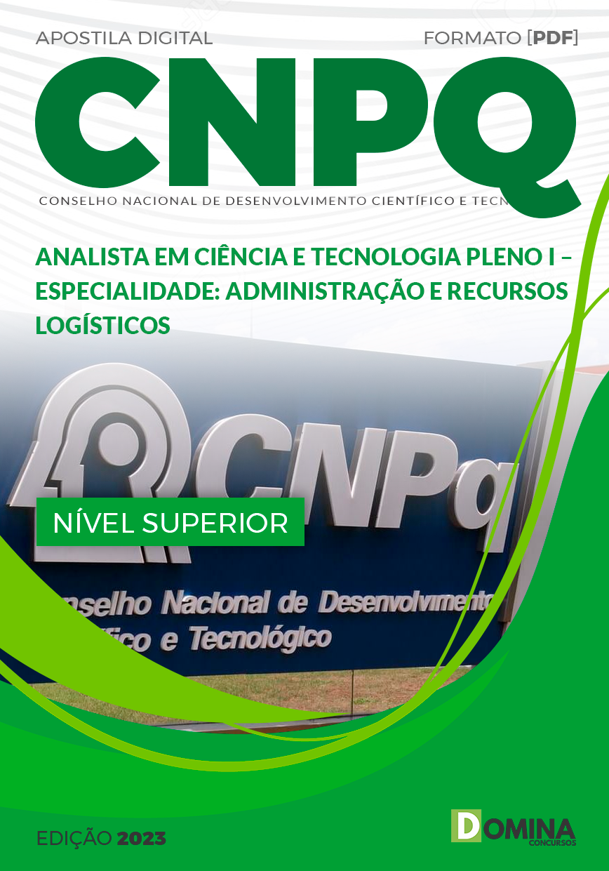 Apostila CNPQ 2023 ACTP Administração e Recursos Logísticos