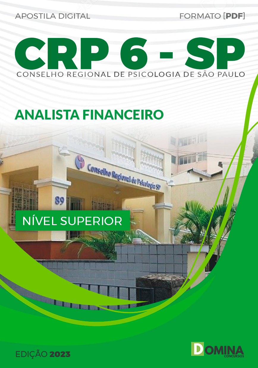 Apostila CRP 6ª Região SP 2023 Analista Financeiro