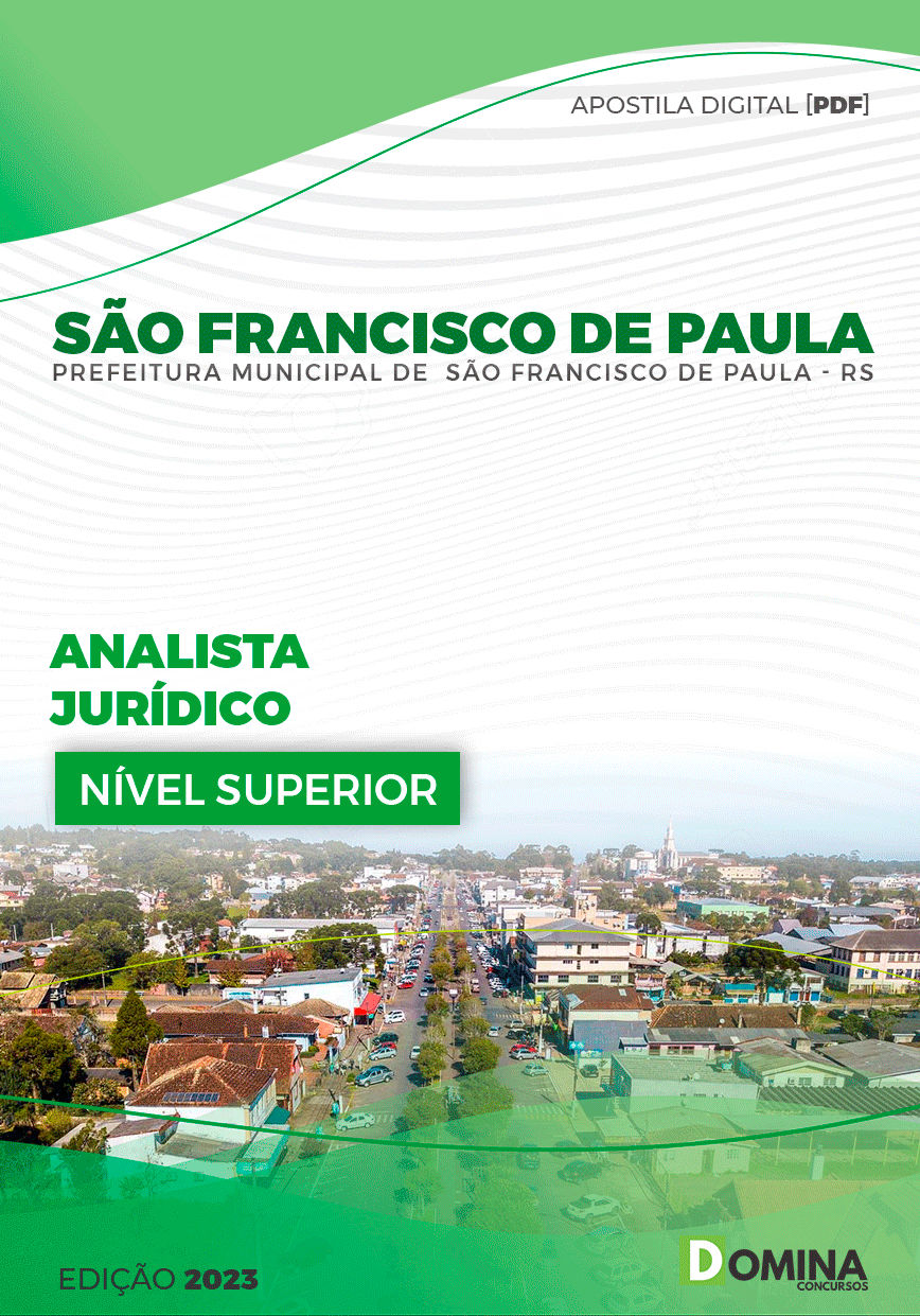 Pref São Francisco Paula RS 2023 Analista Jurídico