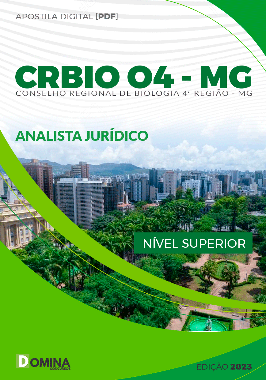 Apostila Concurso CRBio 04 MG 2023 Analista Jurídico