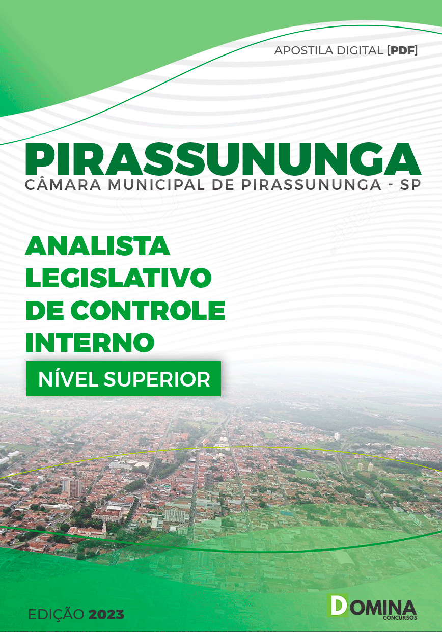 Câmara Pirassununga SP 2023 Analista Legislativo Contr Interno