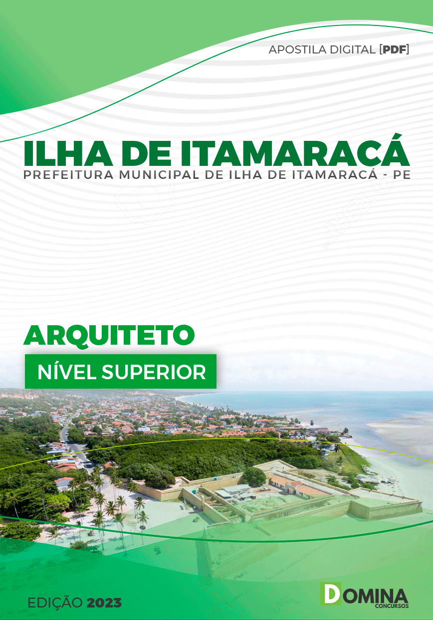 Apostila Câmara Ilha de Itamaracá PE 2023 Arquiteto