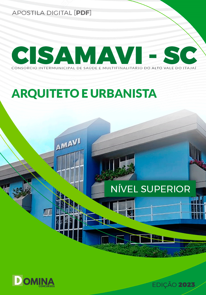 Apostila CISAMAVI SC 2023 Arquiteto e Urbanista