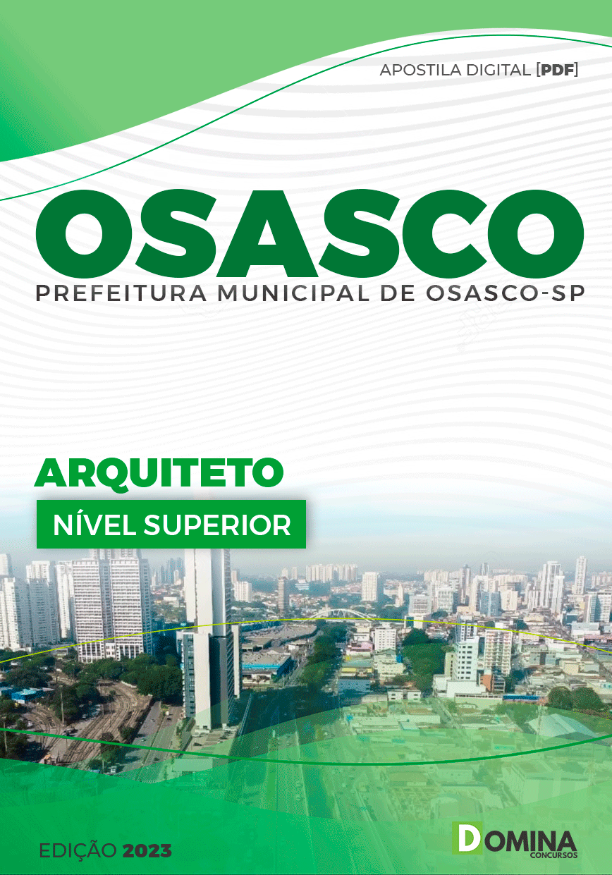 Apostila Concurso Pref Osasco SP 2023 Arquiteto