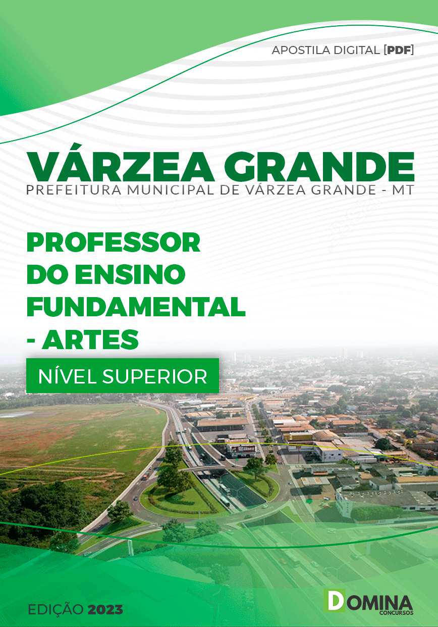 Apostila Pref Várzea Grande MT 2023 Professor Educação Artística Artes