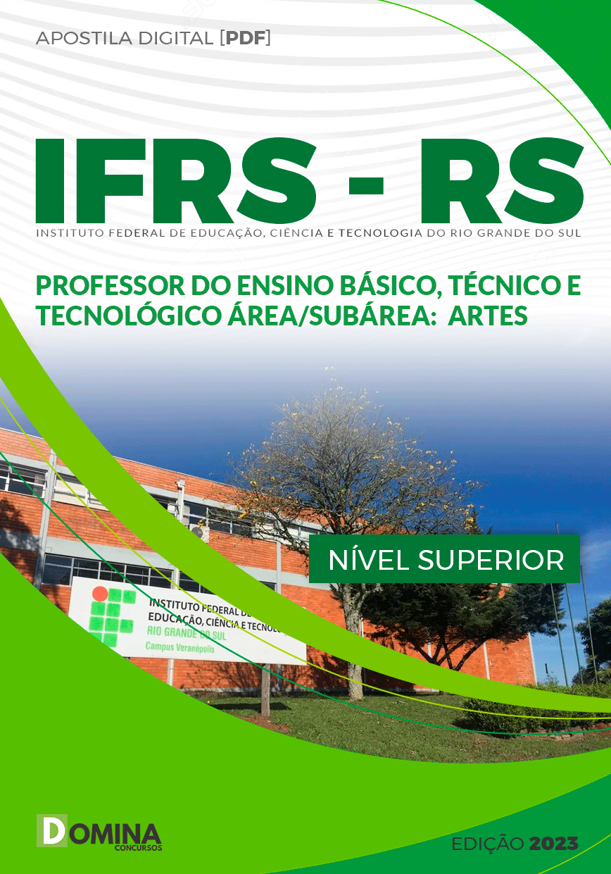 Apostila Concurso IFRS RS 2023 Professor Artes