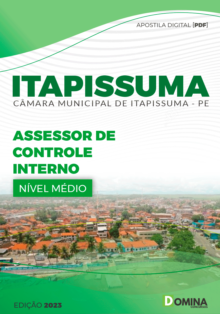 Apostila Câmara Itapissuma PE 2024 Assessor Controle Interno