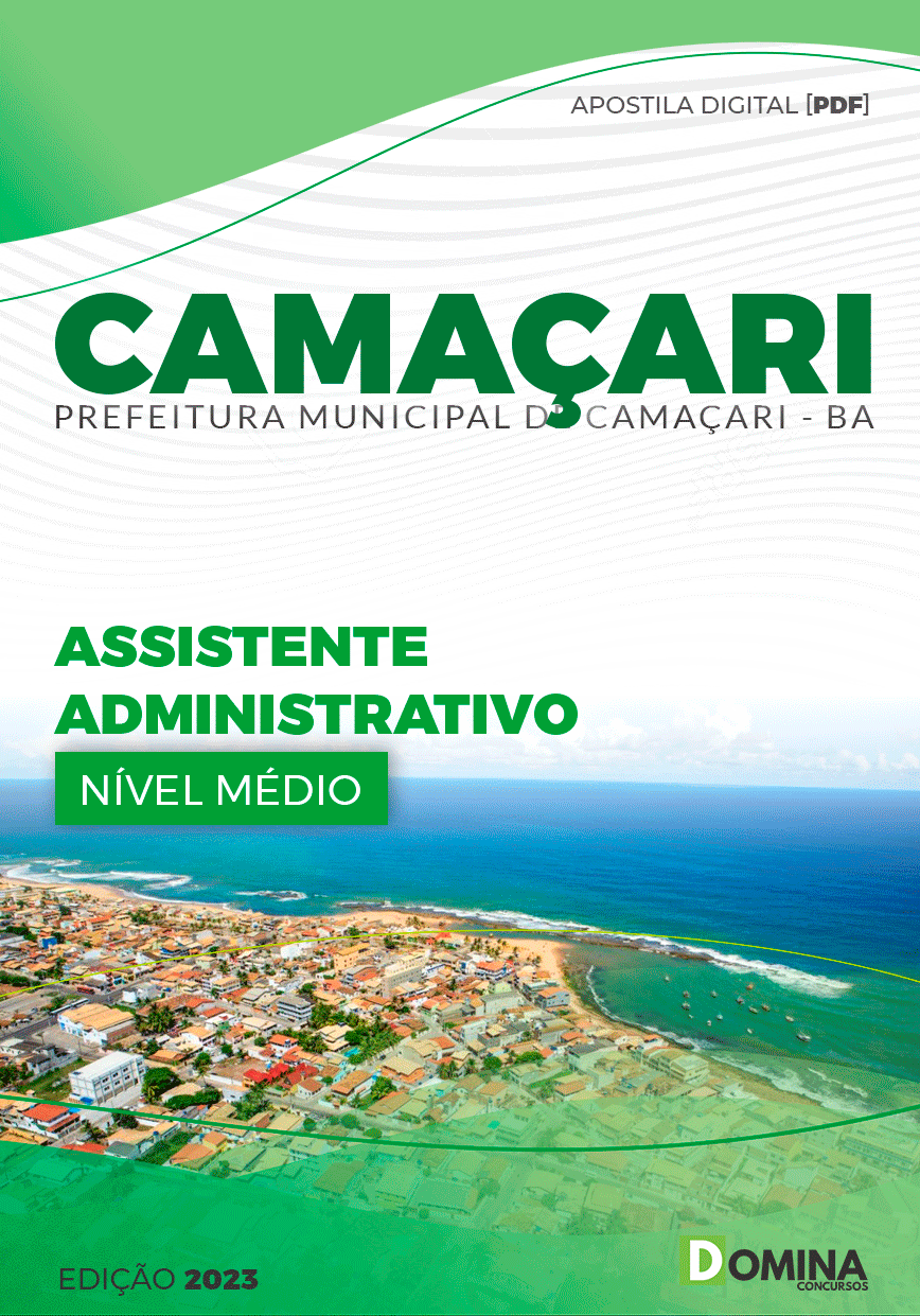 Apostila Pref Camaçari BA 2024 Assistente Administrativo