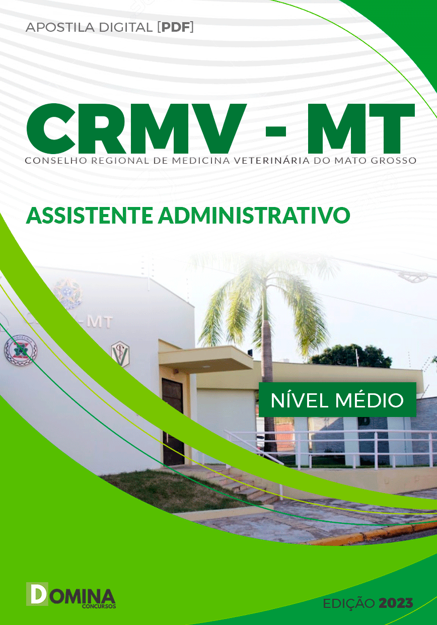 Apostila CRMV MT 2023 Assistente Administrativo