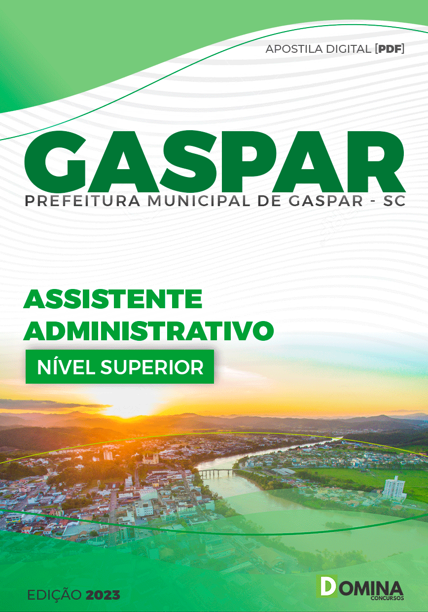 Apostila Pref Gaspar SC 2023 Assistente Administrativo