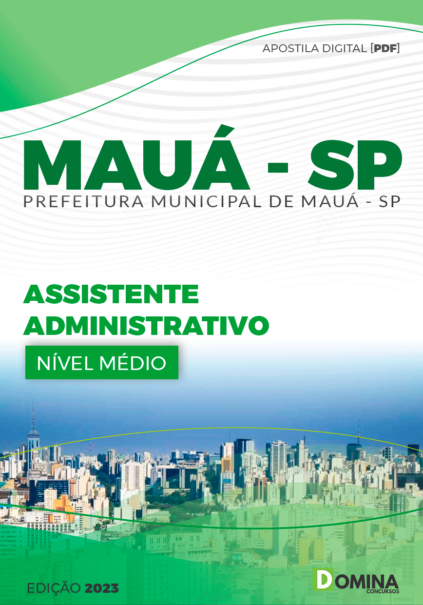 Apostila Pref Mauá SP 2023 Assistente Administrativo