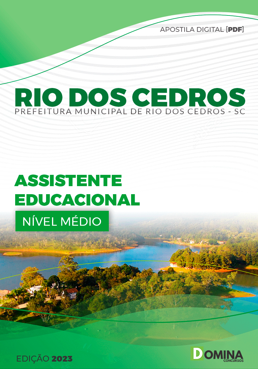 Apostila Pref Rio dos Cedros SC 2023 Assistente Educacional