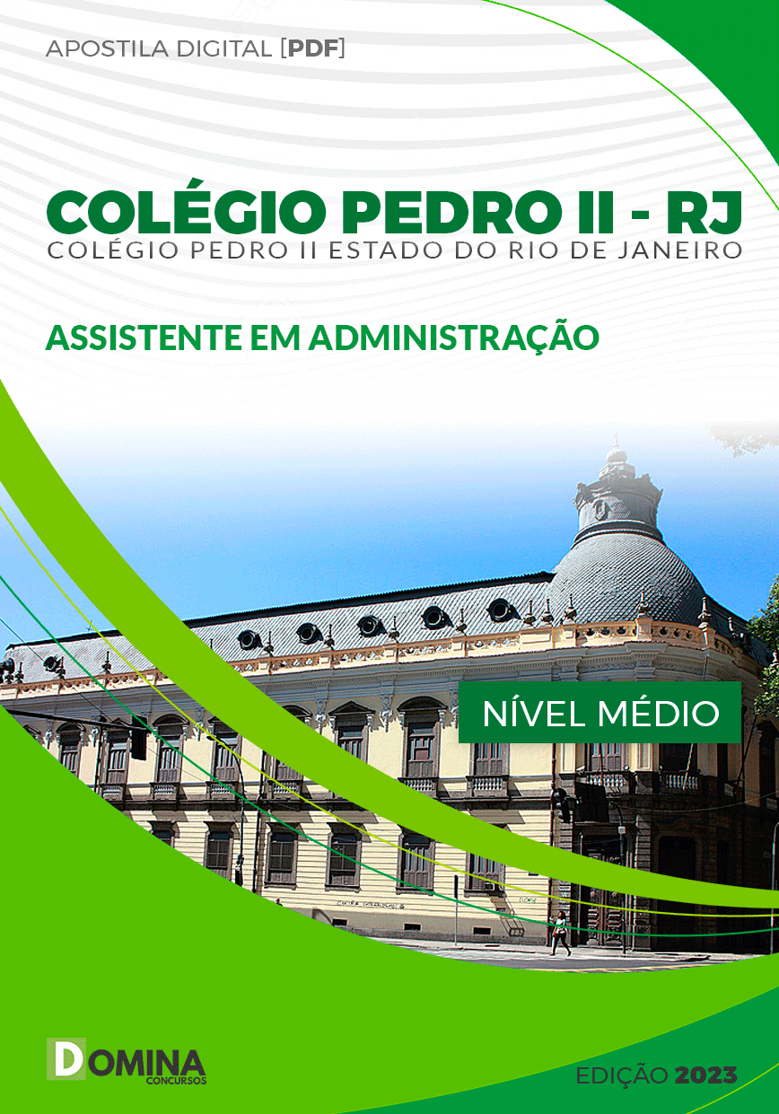 Apostila Colégio Pedro II RJ 2024 Assistente Administração