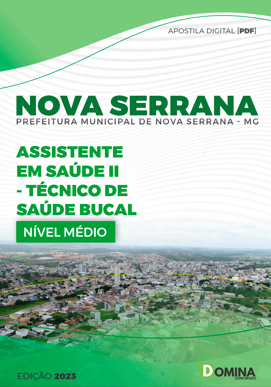 Apostila Pref Nova Serrana MG 2024 Assistente Saúde II