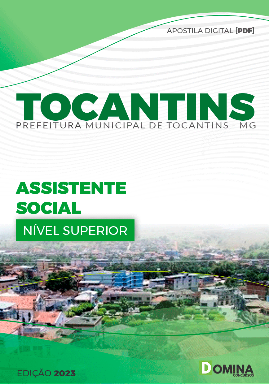 Apostila Concurso Pref Tocantins MG 2024 Assistente Social