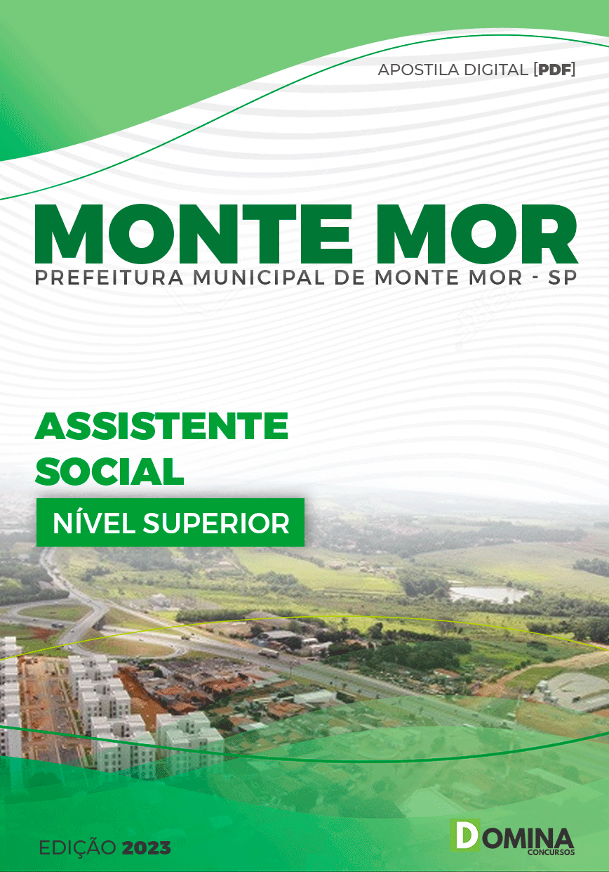 Apostila Pref Monte Mor SP 2023 Assistente Social