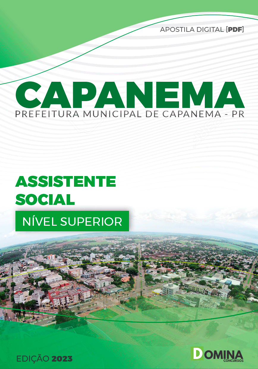 Apostila Pref Capanema PR 2023 Assistente Social