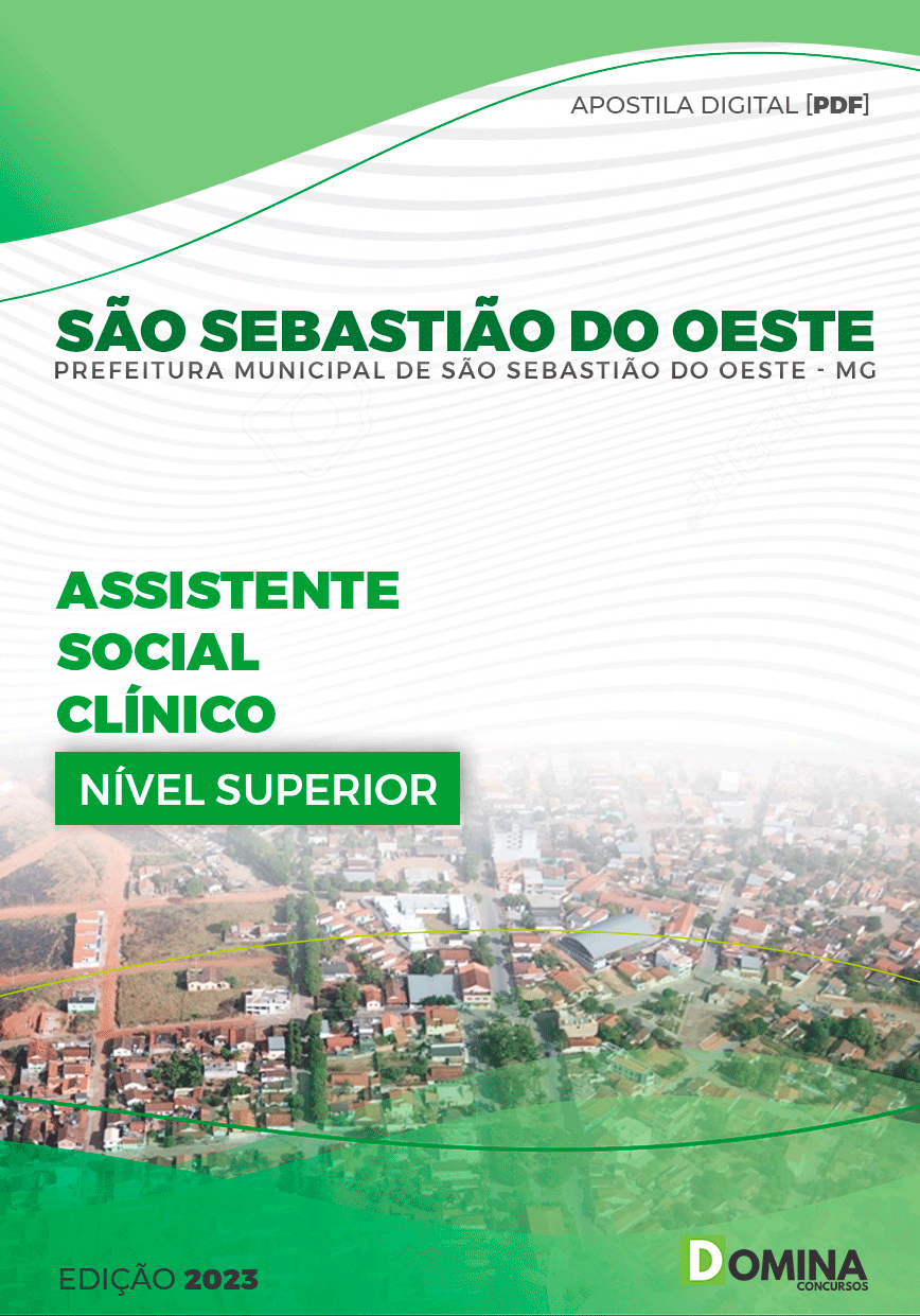 Pref São Sebastião do Oeste MG 2023 Assistente Social Clínico